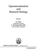 Operationalization and Research Strategy
