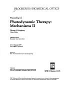 Proceedings of Photodynamic Therapy