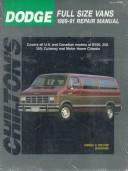 Chilton's Dodge Full Size Vans 1989-91 Repair Manual