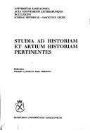 Studia z historii i historii sztuki