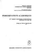 Pérégrinations académiques