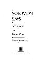 Solomon says