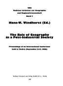 The Role of Geography in a Post-Industrial Society