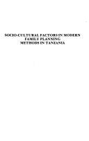 Socio-cultural factors in modern family planning methods in Tanzania
