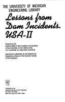 Lessons from dam incidents