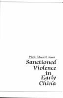 Sanctioned violence in early China