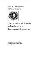 Discourses of Authority in Medieval and Renaissance Literature
