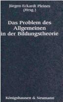 Das Problem des Allgemeinen in der Bildungstheorie