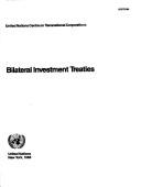Bilateral investment treaties