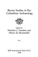 Recent studies in Pre-Columbian archaeology