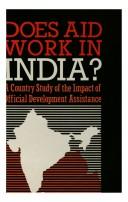 Does Aid Work in India?
