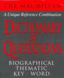 Macmillan Dictionary of Quotations