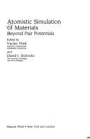 Atomistic simulation of materials