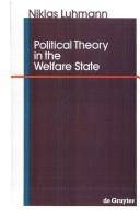 Political theory in the welfare state