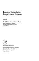 Iterative methods for large linear systems