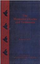 The Montanist oracles and testimonia