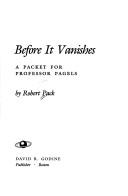 Before It Vanishes