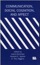 Communication, Social Cognition, and Affect