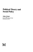 Political theory and social policy