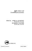 Public choice and constitutional economics