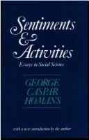 Sentiments & Activities