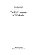 The Pipil language of El Salvador