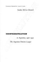 Counterrevolution in Argentina, 1900-1932
