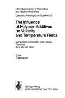 The Influence of polymer additives on velocity and temperature fields