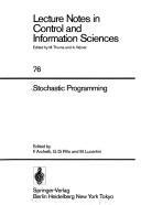 Stochastic Programming