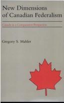 New Dimensions of Canadian Federalism