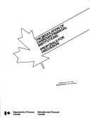 The Regulation of Canadian financial institutions