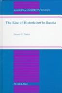 The Rise of Historicism in Russia