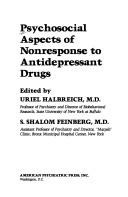 Psychosocial aspects of nonresponse to antidepressant drugs