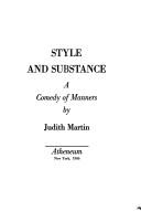 Style and Substance
