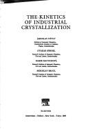 The Kinetics of Industrial Crystallization