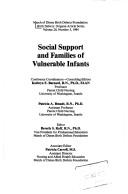 Social Support and Families of Vulnerable Infants