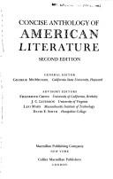 Concise anthology of American literature