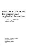 Special functionsfor engineers and applied mathematicians