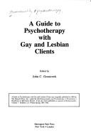 A Guide to psychotherapy with gay and lesbian clients