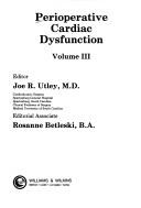 Perioperative Cardiac Dysfunction