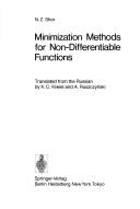 Minimization Methods for Non-Differentiable Functions