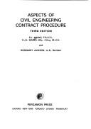 Aspects of Civil Engineering Contract Procedure