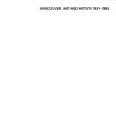 Vancouver, Art and Artists, 1931-1983
