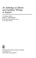 An Anthology of African and Caribbean Writing in English