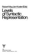Levels of syntactic representation