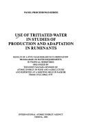 Use of Tritiated Water in Studies of Production and Adaptation in Ruminants
