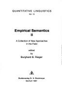 Empirical Semantics