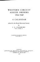 Western circuit assize orders, 1629-1648