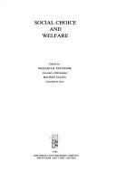 Social choice and welfare