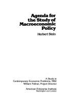 Agenda for the study of macroeconomic policy
